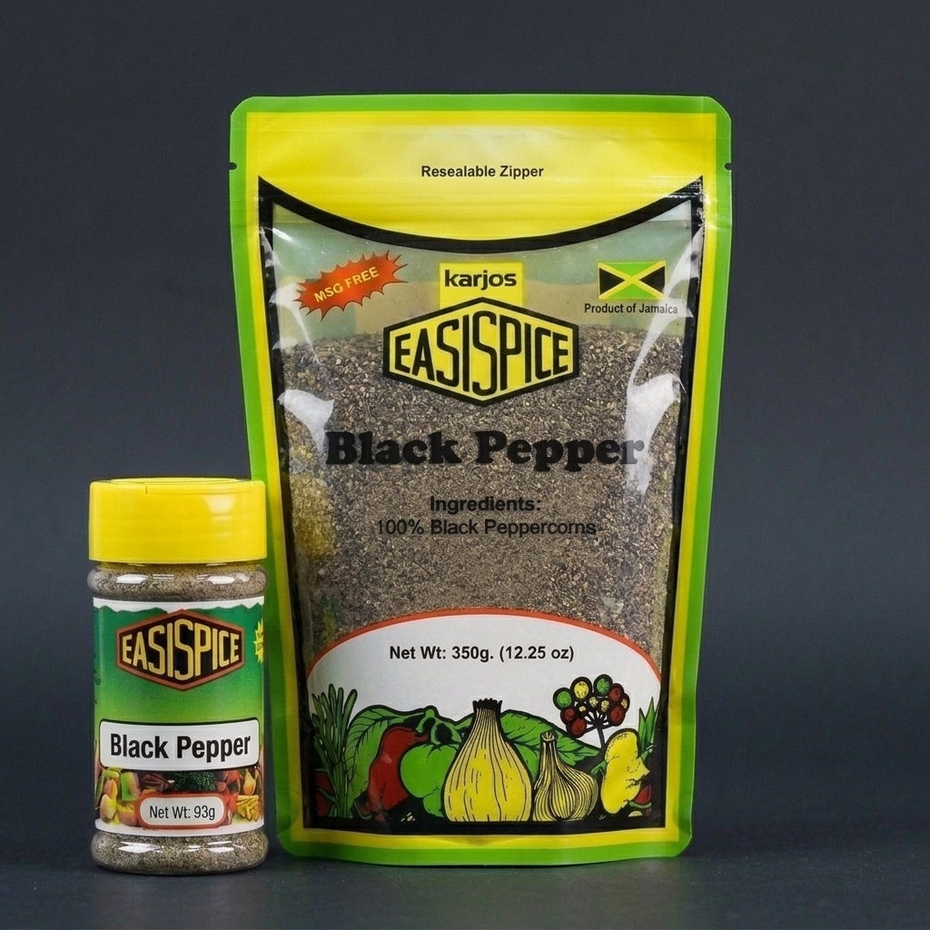 Black Pepper — illustrated packaging