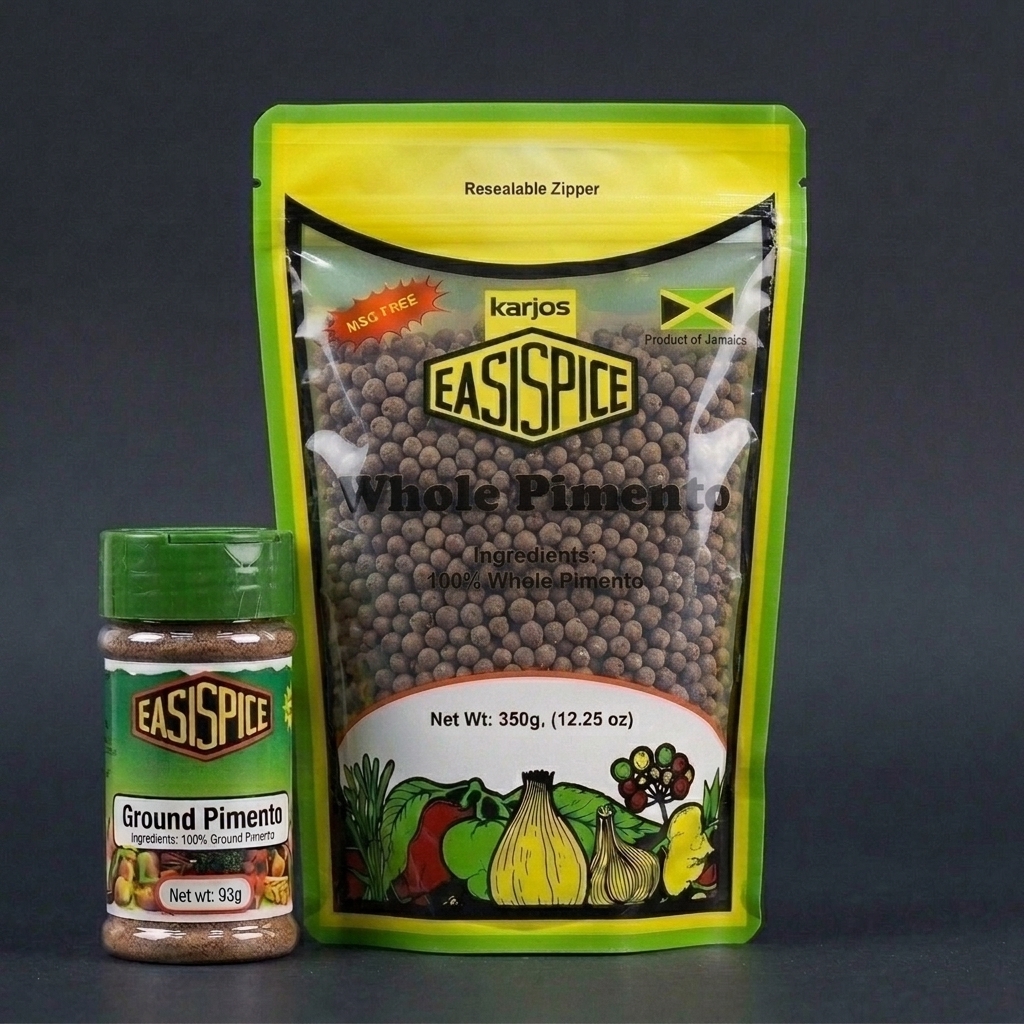 Whole & Ground Pimento — illustrated packaging